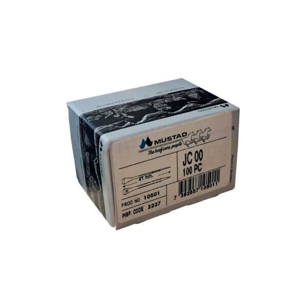 Ejemplo de caja Mustad JC talla00 de100clavos
