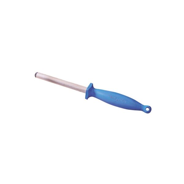 Afilador Save Edge con mango azul y anilla