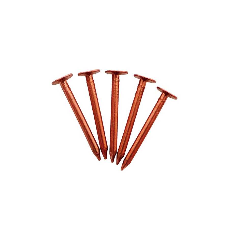 Remaches de cobre Blacksmith con cabeza plana