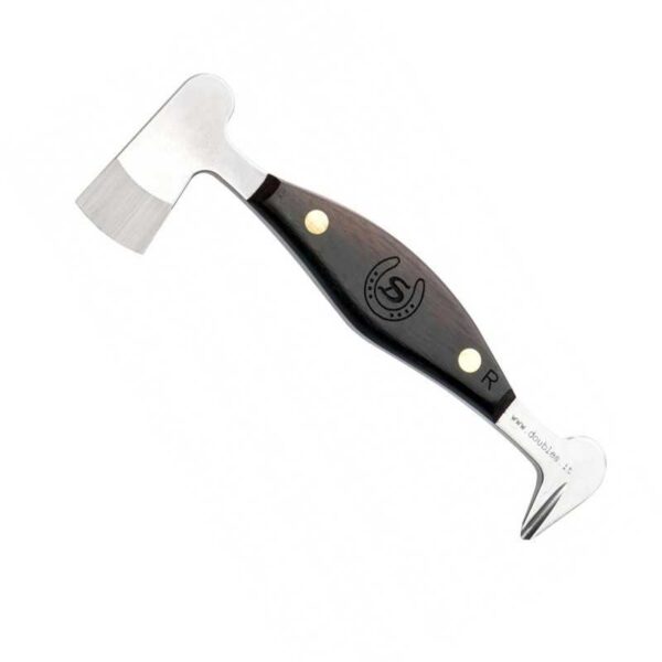 Cuchilla de muescas y clinch cutter Double-S con mango de madera