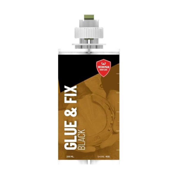 Adhesivo negro de poliuretano Werkman Glue & Fix Black, 200 ml