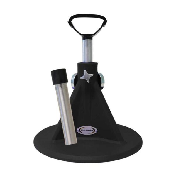 Soporte de cascos Blacksmith Hoof Top negro