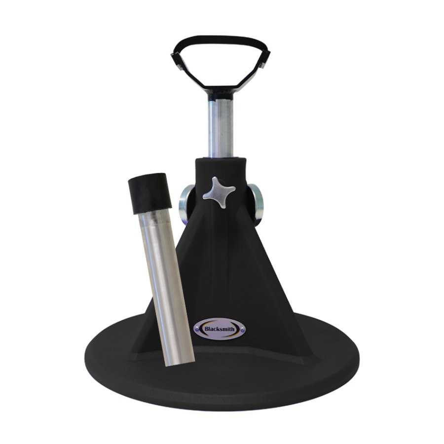 Soporte de cascos Blacksmith Hoof Top negro