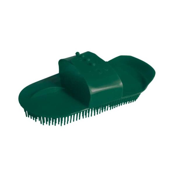 Rasqueta de plástico verde con asa regulable