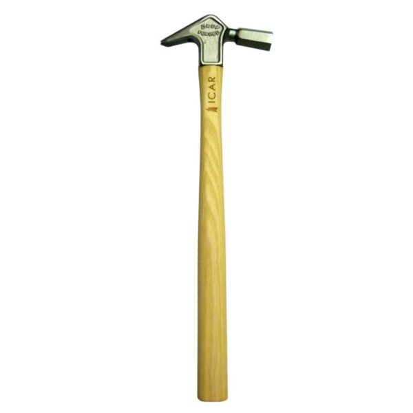 Martillo Icar con mango de madera y uña para clavos