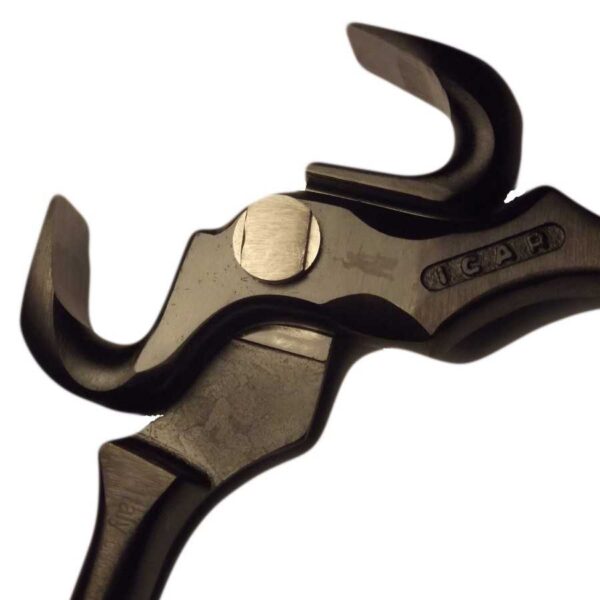 Boca de la tenaza cortacascos Icar Smith’s de acabado negro