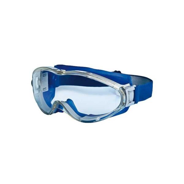 Gafas panorámicas Pferd con cinta elástica azul