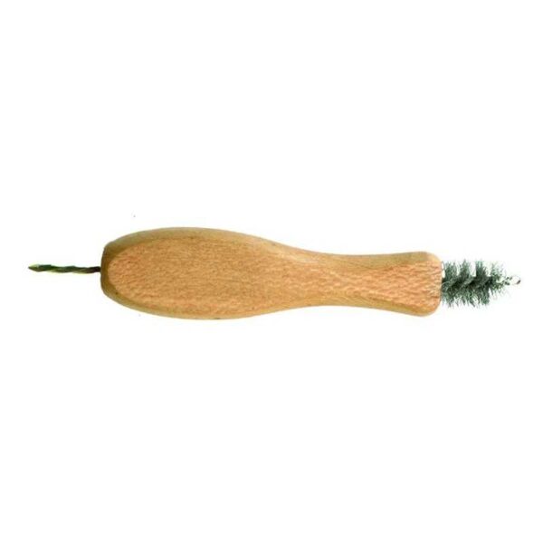 Cepillo Tattini de madera con cerdas metálicas y punzón