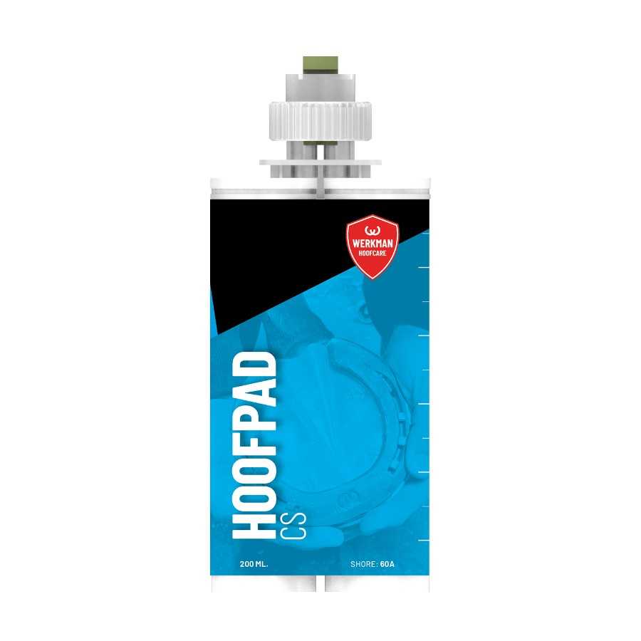 Relleno azul para cascos Werkman Hoofpad CS, 200 ml