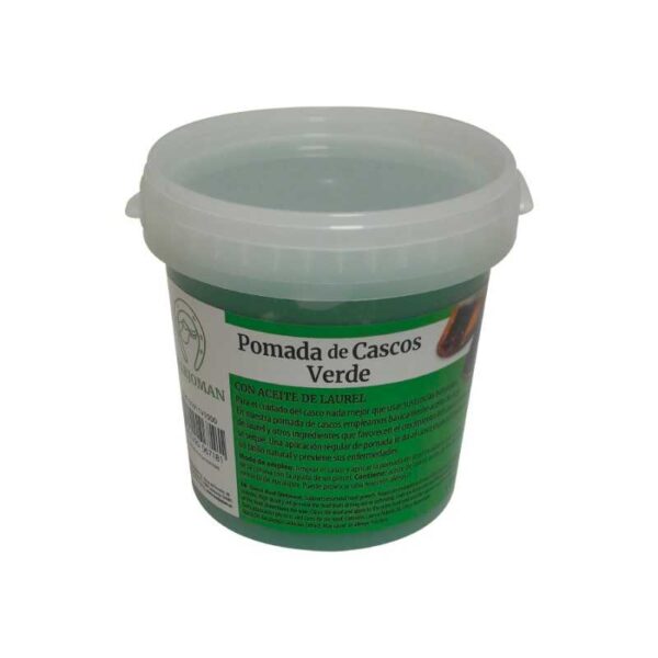 Envase de pomada verde Marjoman de1litro