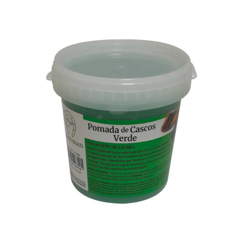 Envase de pomada verde Marjoman de1litro