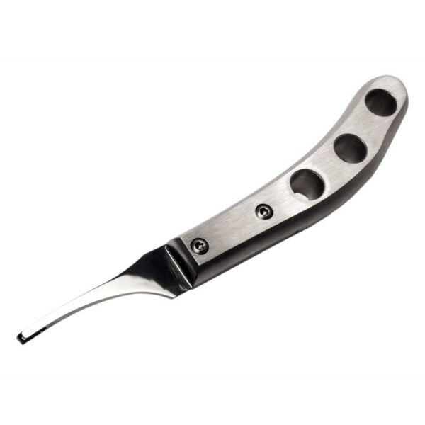 Legra Icar Vet de corte oval con mango metálico perforado
