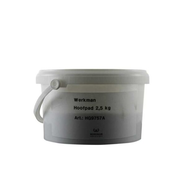 Cubo Werkman Hoofpad de2,5kg y dos botes de endurecedor