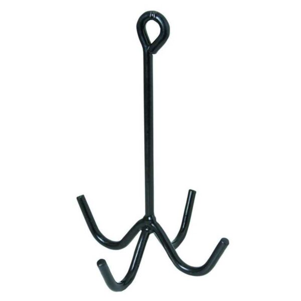 Portabridas Tattini negro con forma de ancla