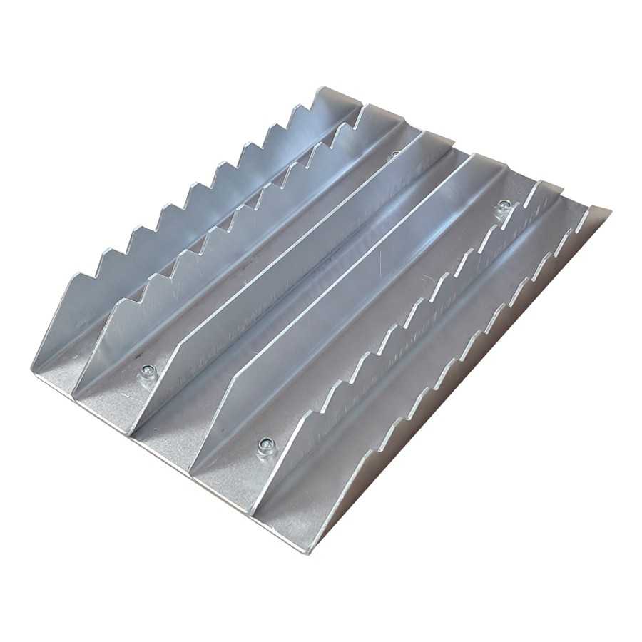 Almohaza brasileña rectangular de aluminio