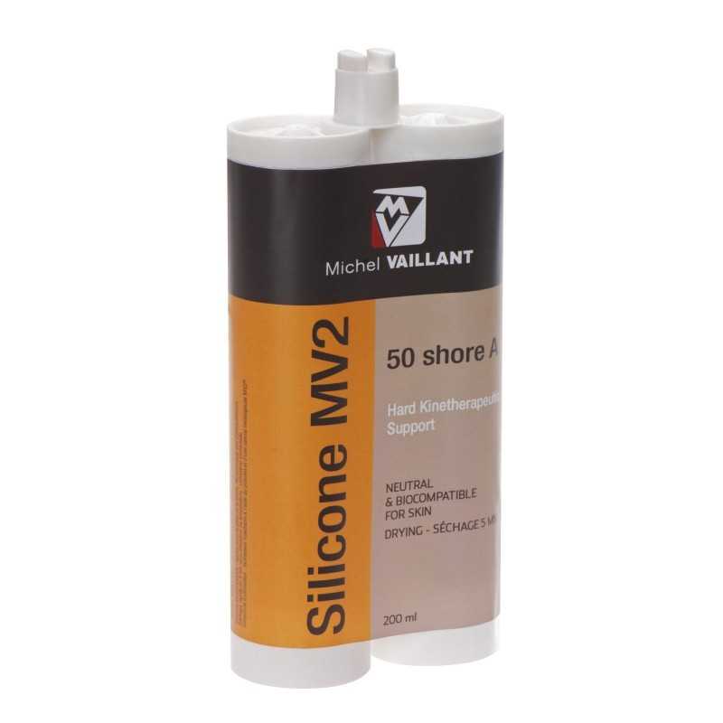Silicona Michel Vaillant MV2 50 A naranja, 200 ml