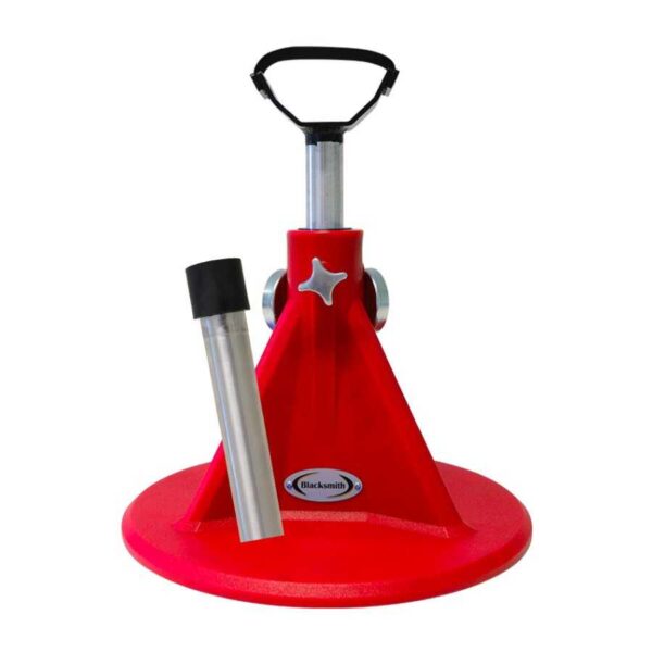 Soporte de cascos Blacksmith Hoof Top rojo