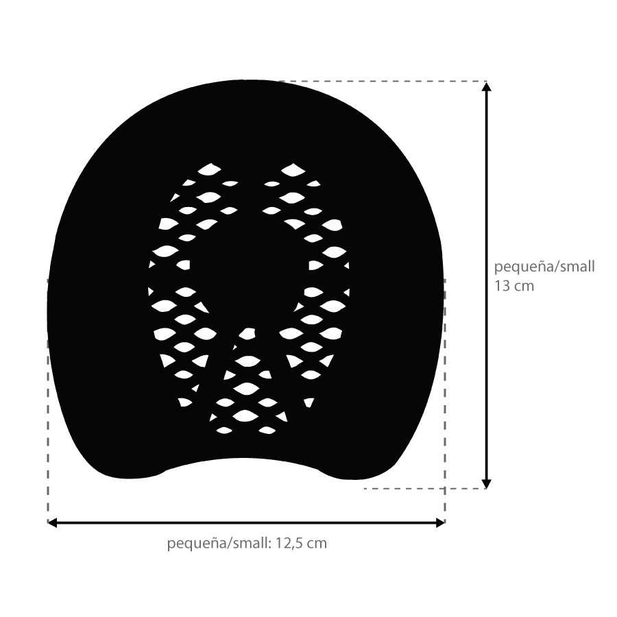 Esquema de plantilla pequeña de 12,5 por 13 cm