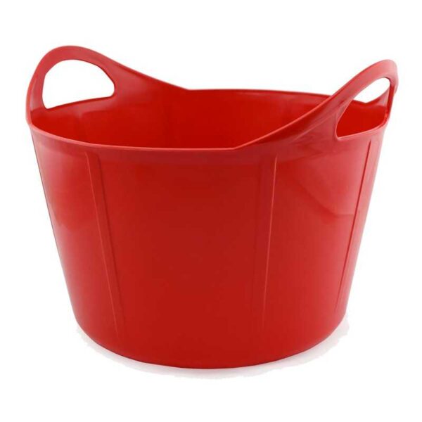 Cubo flexible Tattini rojo de 17 litros