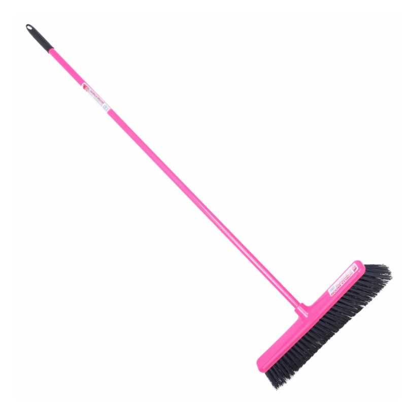 Cepillo Red Gorilla Broom de 50 cm rosa con mango completo