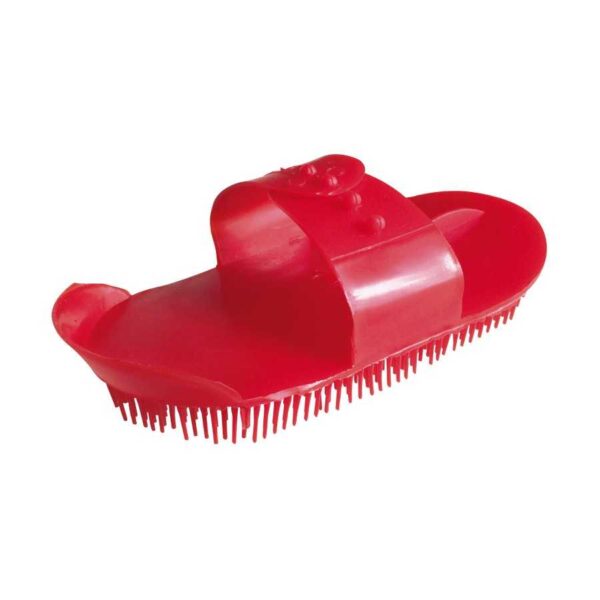 Rasqueta de plástico roja con asa regulable