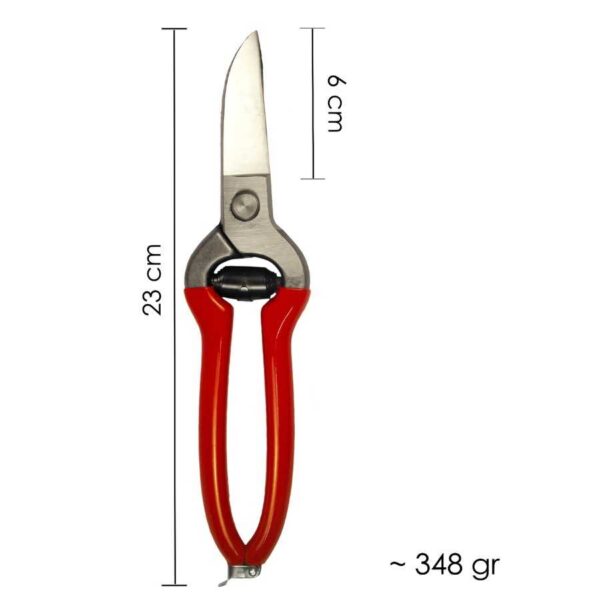 Tijeras Icar para diestros, cotas de 23 cm totales y 6 cm de hoja