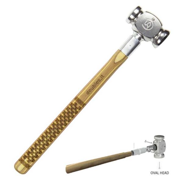 Martillo de forja Double S con cabeza de cara redondeada