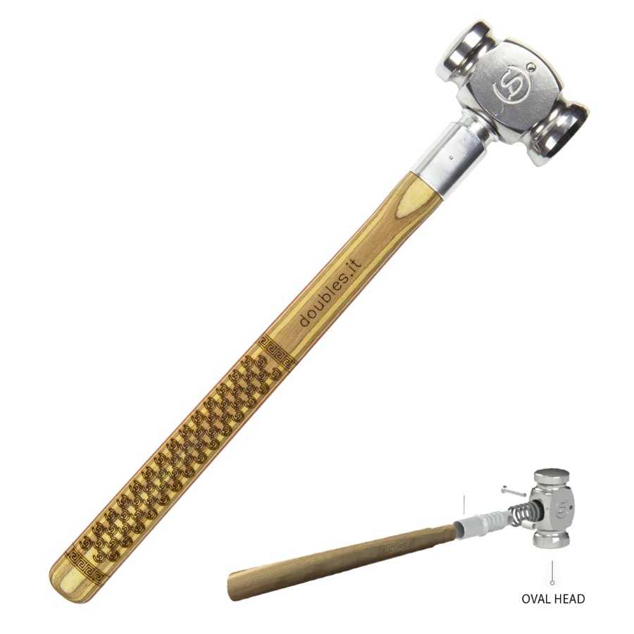 Martillo de forja Double S con cabeza de cara redondeada
