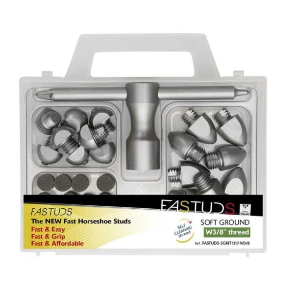 Estuche Fastuds Soft Ground W3/8 con ramplones y llave
