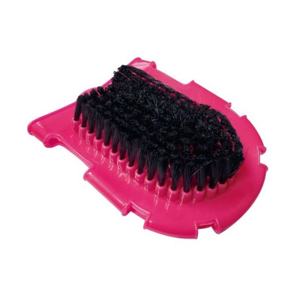 Cara de cepillo del guante rosa