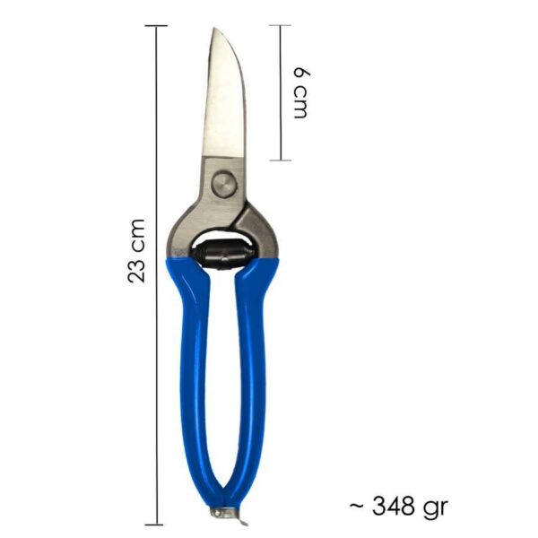 Tijeras Icar para zurdos, cotas de 23 cm totales y 6 cm de hoja