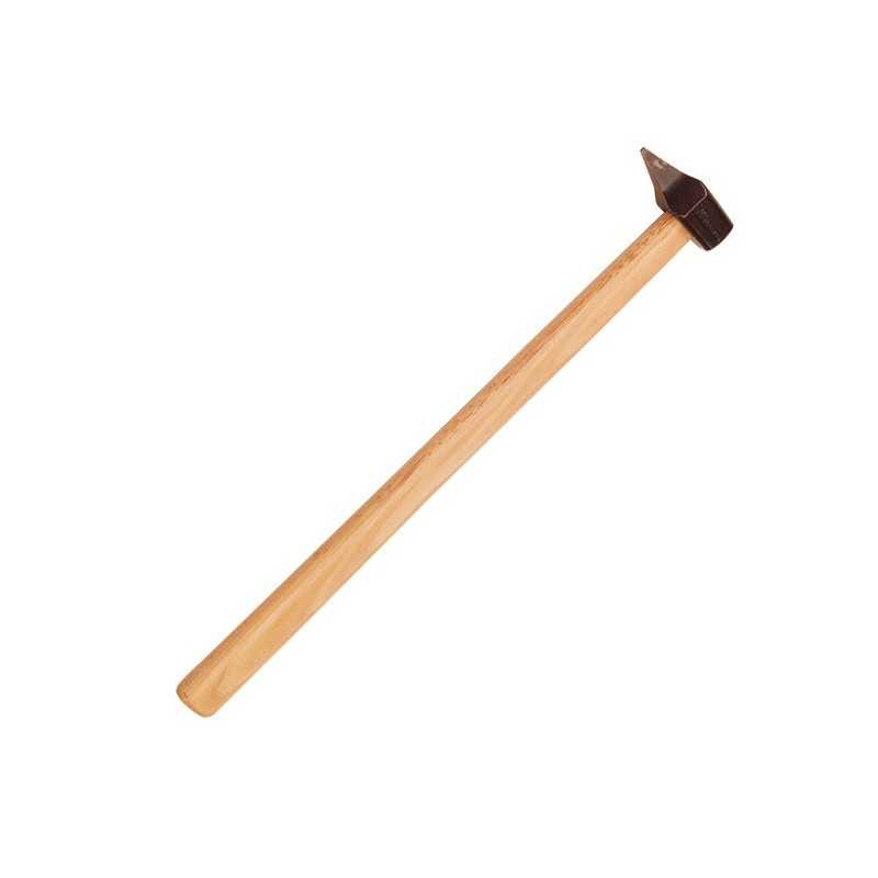 Martillo de estampación Mustad con mango de madera